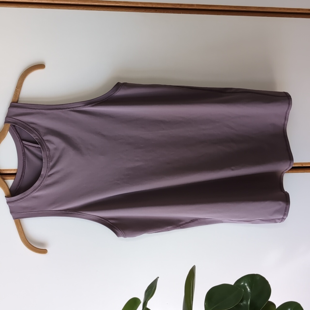Lululemon All Tied Up Tank Open Back Zinc Frosted Mulberry 8 - Picture 4 of 10